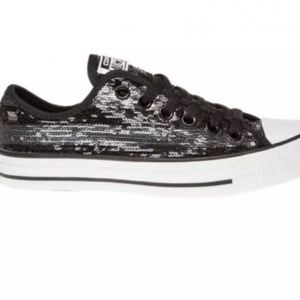 Womens Sequin Converse